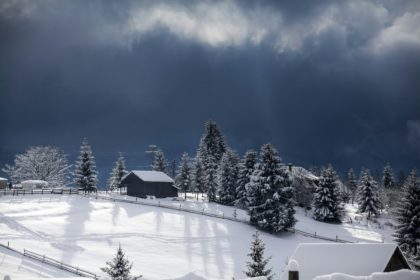 Winter in the mountains